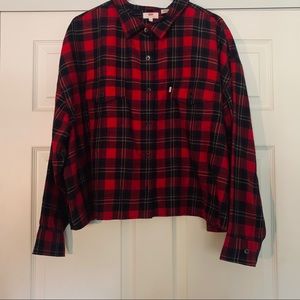 Levi red flannel